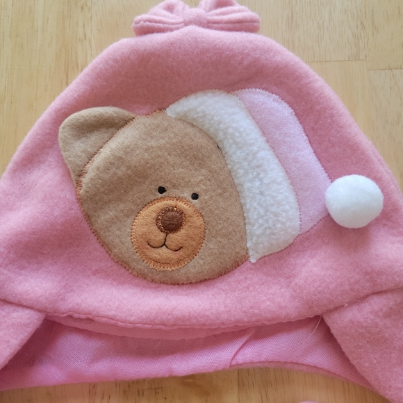 NWOT almost vintage newborn winter hat and gloves set - Picture 3 of 4